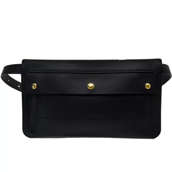 BURBERRY Waist bag black leather - Picture 1 of 11